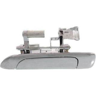 2001-2005 Honda Civic Rear Door Handle LH, Outside, All Chrome, w/o Keyhole, Sedan.