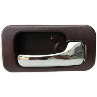 1990-1993 Honda Accord Rear Door Handle RH, Chrome Lever+red Hsg., Sedan.