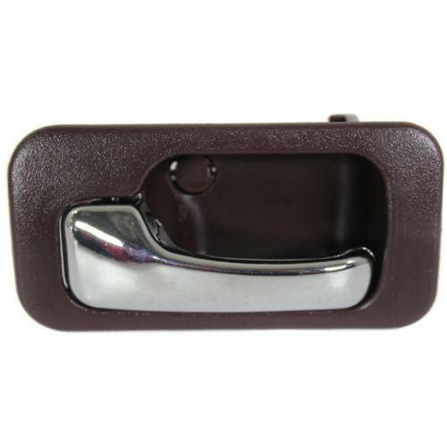 1990-1993 Honda Accord Rear Door Handle LH, Chrome Lever+red Hsg., Sedan.