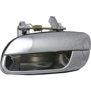 2001-2006 Hyundai Elantra Rear Door Handle LH, Chrome, Plastic.