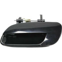 2001-2006 Hyundai Elantra Rear Door Handle LH, Smooth Black, Plastic.