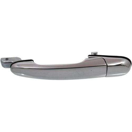 2005-2009 Hyundai Tucson Rear Door Handle LH, Outside, All Chrome, w/o Keyhole.