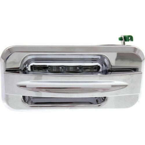 2003-2009 Hummer H2 Rear Door Handle LH, Chrome, w/Slash Design Lever.