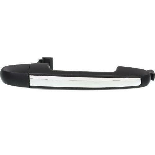 2006-2010 Hyundai Sonata Rear Door Handle, Black, w/Chrome Insert.