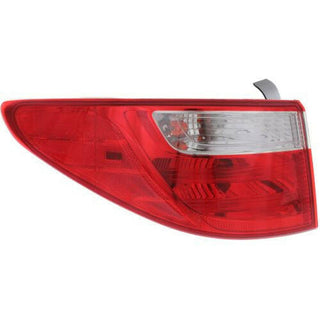 2013-2016 Hyundai Santa Fe Tail Lamp LH, Outer, Halogen, StandarD, GLS/Limited.