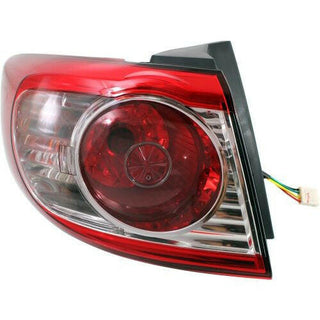 2010-2012 Hyundai Santa Fe Tail Lamp LH, Outer, Assembly.
