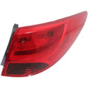 2010-2015 Hyundai Tucson Tail Lamp RH, Outer, Assembly, Bulb Type (14-15).