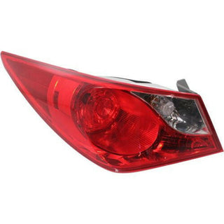 2011-2014 Hyundai Sonata Tail Lamp LH, Outer, Assy, Bulb Type, Exc.Hybrid-Capa.