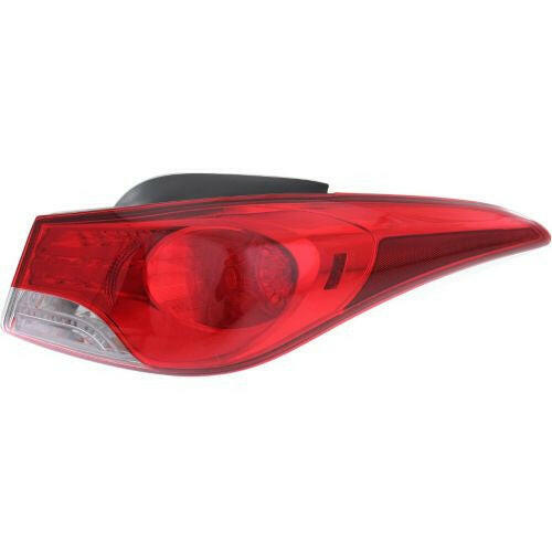 2011-2013 Hyundai Elantra Tail Lamp RH, Outer, Bulb Type, Sedan/coupe.