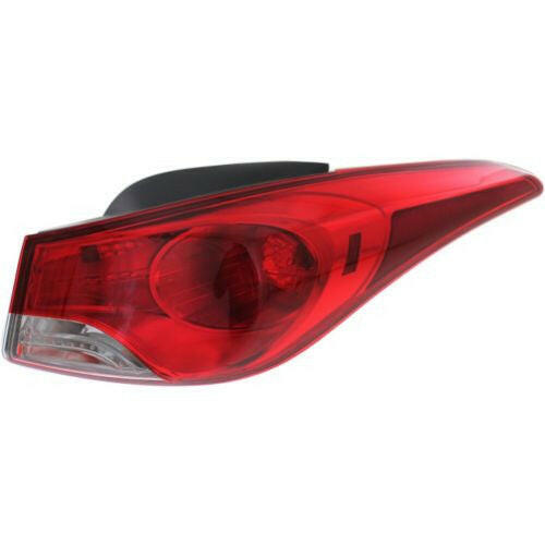 2011-2013 Hyundai Elantra Tail Lamp RH, Outer, Bulb Type, Sedan-Capa.