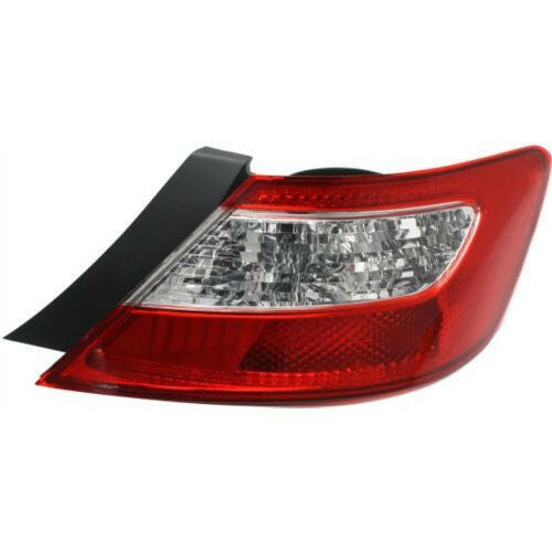 2006-2008 Honda Civic Tail Lamp RH, Lens And Housing, Coupe.