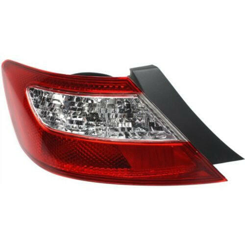 2006-2008 Honda Civic Tail Lamp LH, Lens And Housing, Coupe.