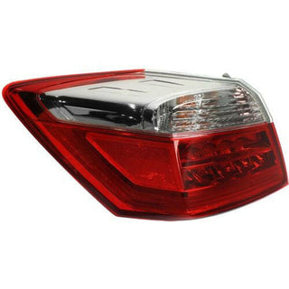 2013-2015 Honda Accord Tail Lamp LH, Outer, Assembly, Sedan, Ex-l/tourings.