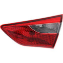 2013-2016 Hyundai Elantra Tail Lamp RH, Inner, Assembly, Bulb Type.