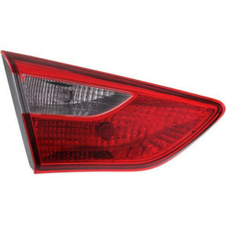 2013-2016 Hyundai Elantra Tail Lamp LH, Inner, Assembly, Bulb Type.