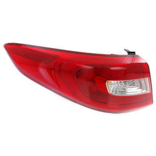 2015 Hyundai Sonata Tail Lamp LH, Outer, Assembly, Standard Type.
