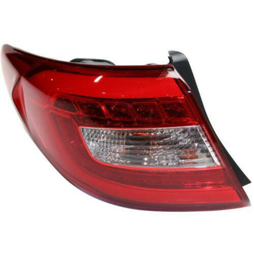 2015-2016 Hyundai Sonata Tail Lamp LH, Outer, Led Type, Exc Hybrid.