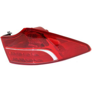 2013-2016 Hyundai Santa Fe Tail Lamp LH, Outer, Assembly, Led Type, Sport.