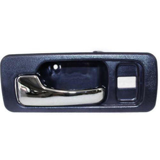 1990-1993 Honda Accord Front Door Handle LH Lever+blue Hsg., w/Lock, Sedan.