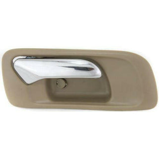 1998-2002 Honda Accord Front Door Handle RH, Inside Lever + Beige Housing.