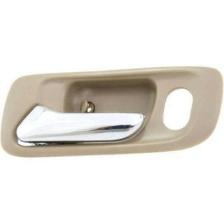 1998-2002 Honda Accord Front Door Handle LH, Inside Lever + Beige Housing.