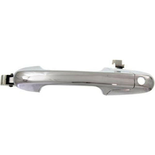 2003-2007 Honda Accord Front Door Handle LH, All Chrome, w/Keyhole, Sedan.