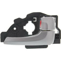 2010-2015 Hyundai Tucson Front Door Handle RH, Inside, Silver, Plastic.