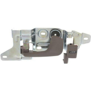 1992-1995 Honda Civic Front Door Handle LH, Inside, Brown+metal, Coupe/.