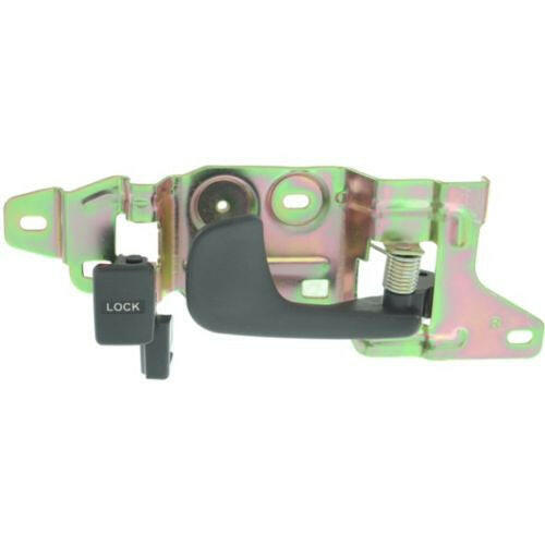 1992-1995 Honda Civic Front Door Handle RH, Black+metal, Usa Type, Cpe/.