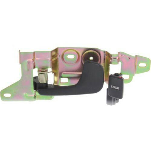 1992-1995 Honda Civic Front Door Handle LH, Inside, Black+metal, Coupe/.