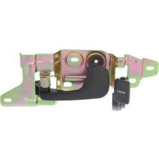 1992-1995 Honda Civic Front Door Handle LH, Inside, Black+metal, Coupe/.