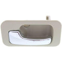 1990-1993 Honda Accord Rear Door Handle LH Lever+beige Hsg., Sedan.