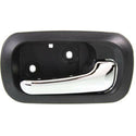 2002-2006 Honda CR-V Rear Door Handle RH, Chrome Lever/Black Housing.
