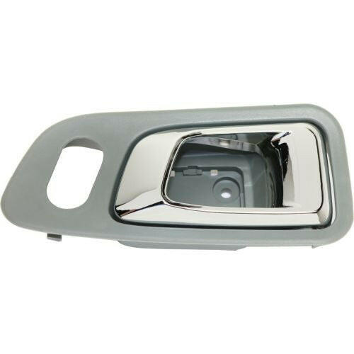 2003-2008 Honda Pilot Front Door Handle RH, Inside, Chrome+green, Plastic.