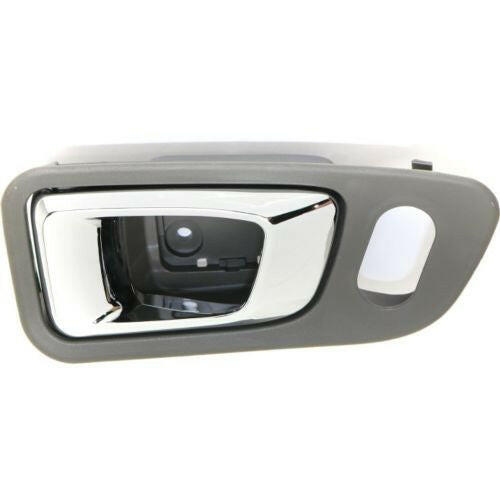 2003-2008 Honda Pilot Front Door Handle RH, Inside, Chrome+gray, Plastic.