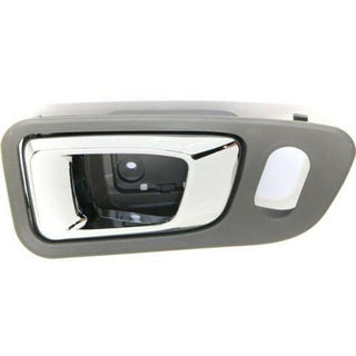 2003-2008 Honda Pilot Front Door Handle RH, Inside, Chrome+gray, Plastic.