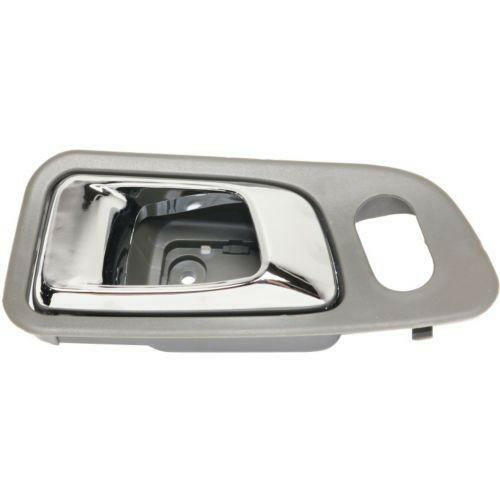 2003-2008 Honda Pilot Front Door Handle LH, Inside, Chrome+gray, Plastic.