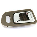 2003-2008 Honda Pilot Front Door Handle RH, Inside, Chrome+saddle.