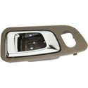 2003-2008 Honda Pilot Front Door Handle LH, Inside, Chrome+saddle.