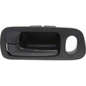 2001-2005 Honda Civic Front Door Handle LH, Black, w/Lock Hole.