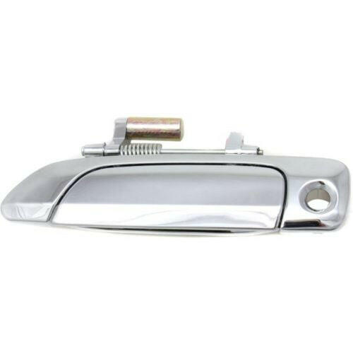 2001-2005 Honda Civic Front Door Handle LH, Outside, All Chrome, w/Keyhole, Sedan.