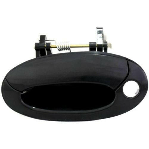 1999-2000 Hyundai Elantra Front Door Handle LH, Black, Big Key Hole.