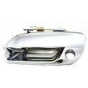 2001-2006 Hyundai Elantra Front Door Handle LH, All Chrome, w/Keyhole.