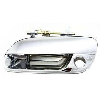 2001-2006 Hyundai Elantra Front Door Handle LH, All Chrome, w/Keyhole.