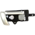 2007 Hyundai Santa Fe Front Door Handle RH, Silver-lever/gray-knob.