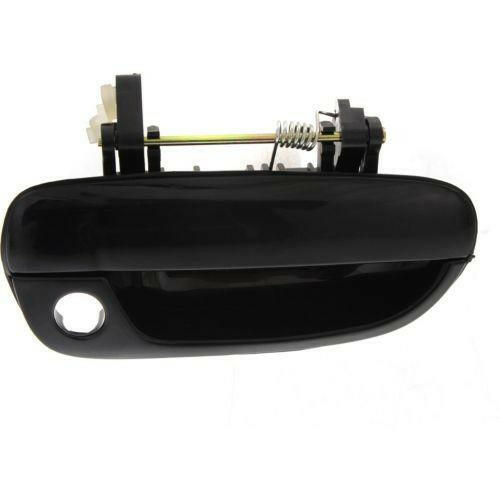 2000-2006 Hyundai Accent Front Door Handle RH, Smooth Black, Plastic.