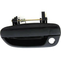 2000-2006 Hyundai Accent Front Door Handle LH, Smooth Black, Plastic.
