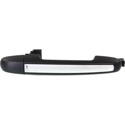 2006-2010 Hyundai Sonata Front Door Handle RH, Black, w/Chrome Insert.