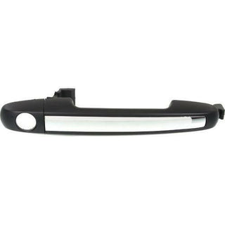 2006-2010 Hyundai Sonata Front Door Handle LH, Black, w/Chrome Insert,.