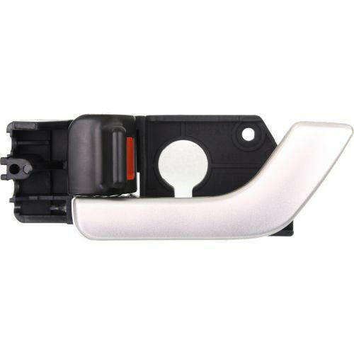 2003-2008 Hyundai Tiburon Front Door Handle LH, Silver Lever+black Knob.